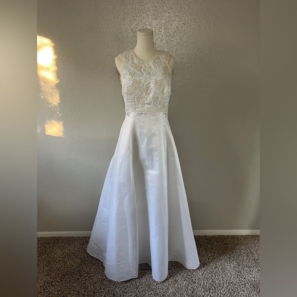 Alfred Angelo Style 405 Ivory Bridal Gown Size 14 | Early 2000s Late 90s